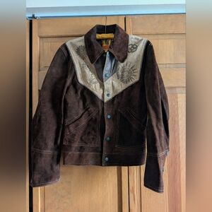 El Toro Bravo Brown Suede  Jacket with details
